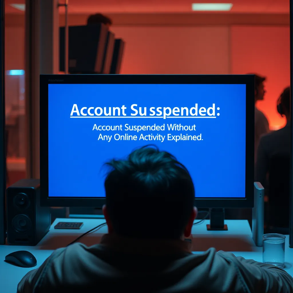Account Suspended Without Any Online Activity Explained : LevelUpTalk