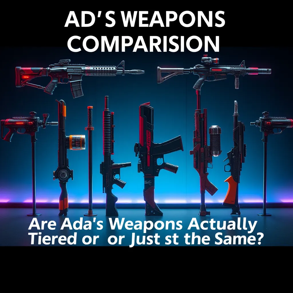 Are Ada's Weapons Actually Tiered or Just the Same? : LevelUpTalk