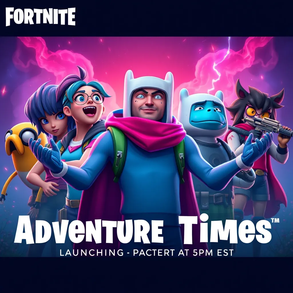 First Look at Epic Adventure Time Fortnite Skins Revealed LevelUpTalk