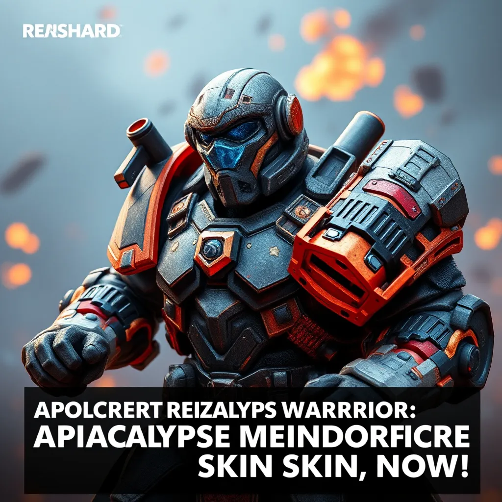 Rienhardt Rarest Skin Unlock the Apocalypse Warrior Reinhardt Skin Now! : LevelUpTalk
