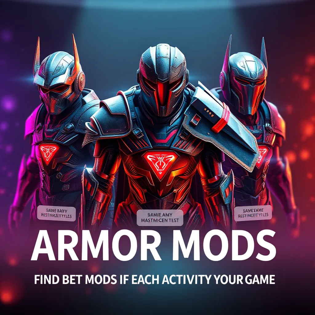 Find the Best Armor Mods for Each Activity in Your Game : LevelUpTalk
