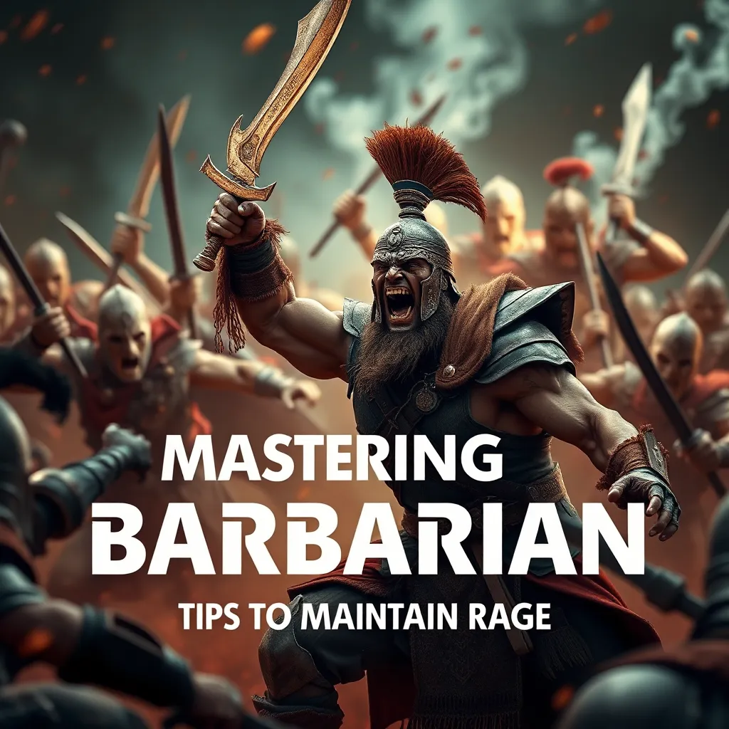 Mastering Barbarian Combat: Tips to Maintain Rage : LevelUpTalk