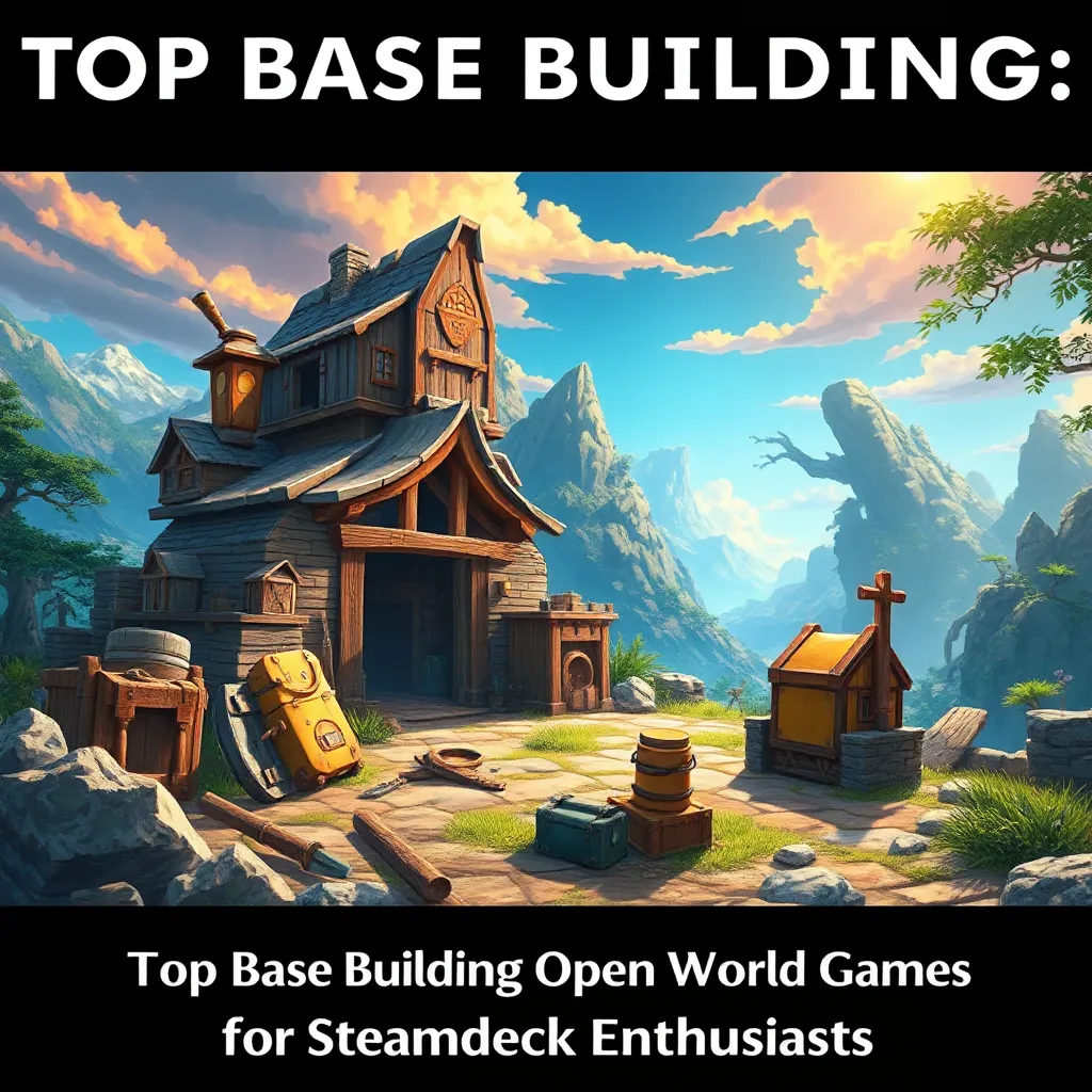 Top Base Building Open World Games for Steamdeck Enthusiasts : LevelUpTalk