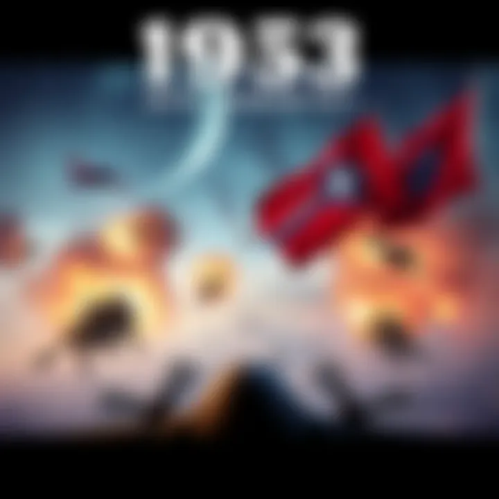 Screenshot showcasing a strategic battle scene from the game 1953: NATO vs Warsaw Pact on Steam