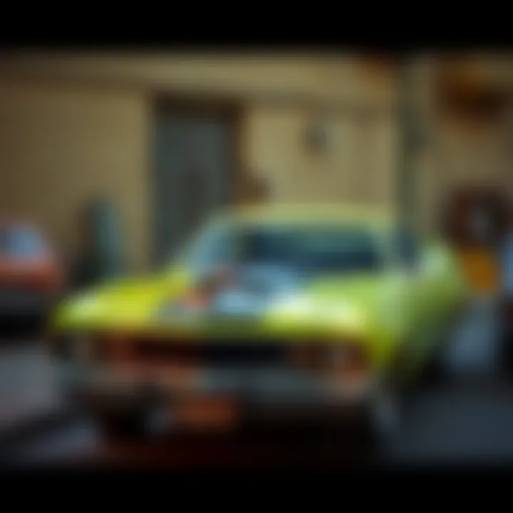 1973 Ford Falcon XB GT Coupe A classic 1973 Ford Falcon XB GT Coupe parked in a vintage setting, showcasing its iconic design and style.