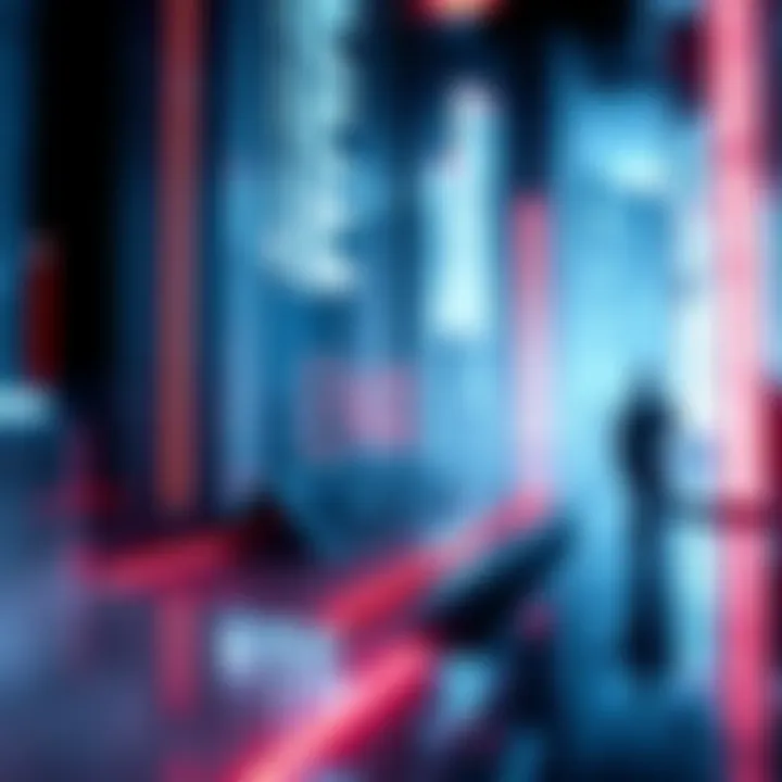 A screenshot of the 2008 EA Mirror's Edge website, showcasing its striking visuals and layout.