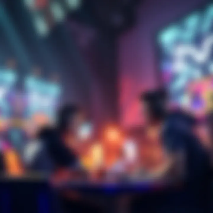 Players discussing the timing of the 2v2 competition reset at a gaming event