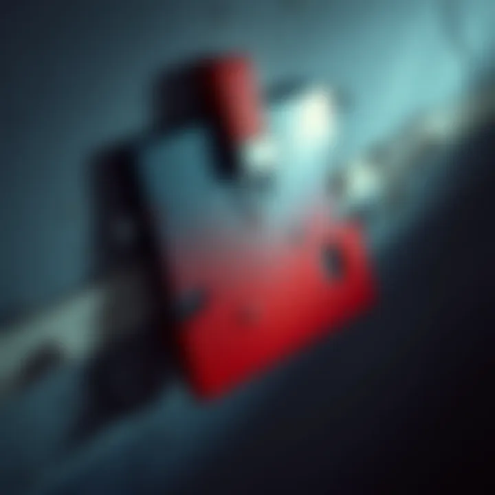 A displate falls from the wall, showing damaged surface where 3D magnets couldn't hold it after a short time