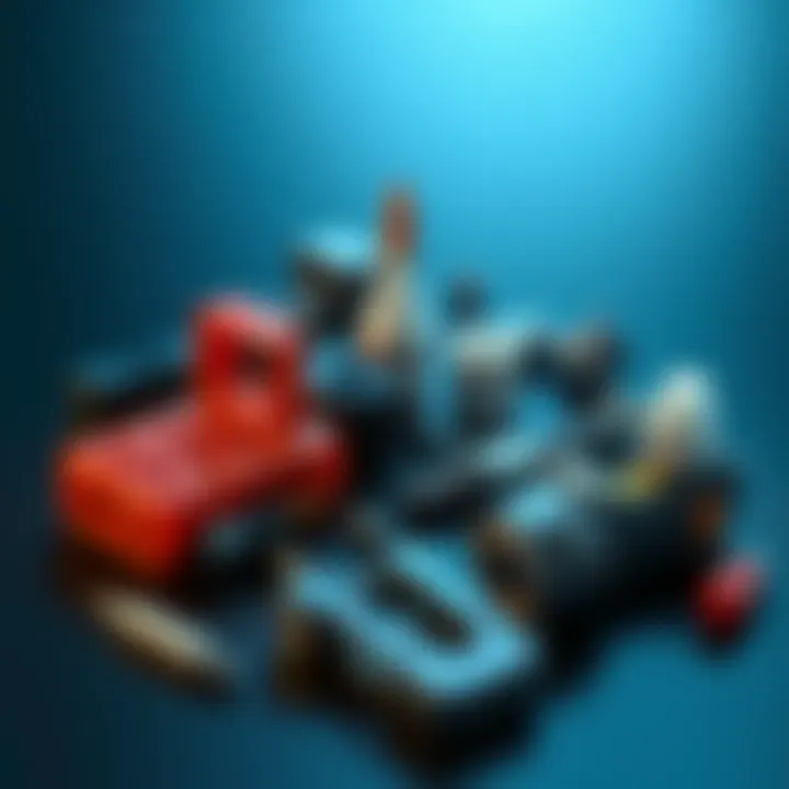 Finished parts of the 3D printed Magnum model ready for assembly with glue