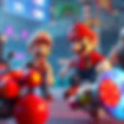 3D Reboot of Classic Game A scene showcasing characters from a vintage game being reimagined in vibrant 3D graphics, with modern gameplay elements.