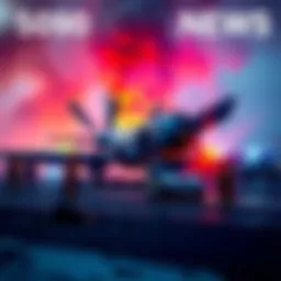 An aircraft resembling the 5090 model has crashed, with smoke rising from the wreckage and emergency personnel responding.