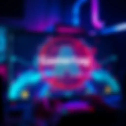 A visual representation of a gamertag displayed on a gaming screen with AI graphics enhancing it, symbolizing the new use of AI in gaming.