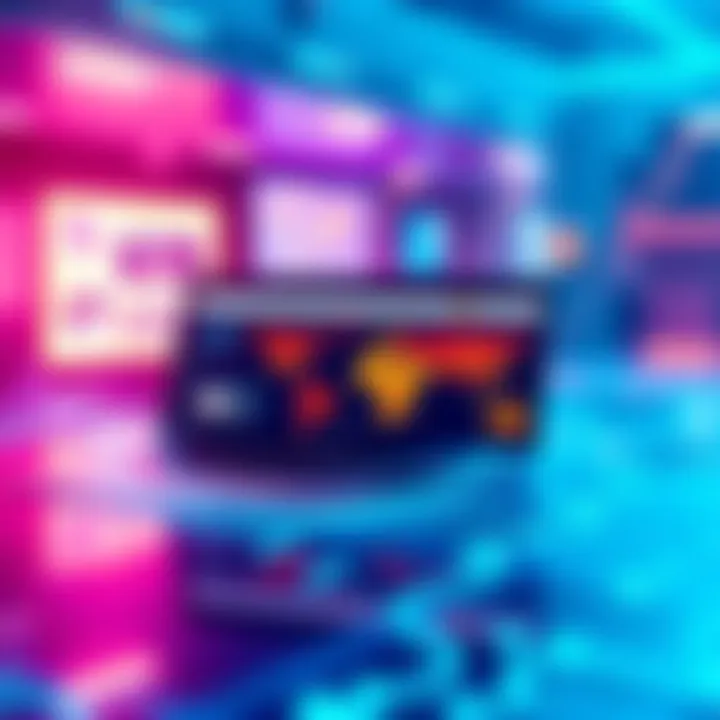 A screenshot of the ArcBlueprintTracker interface showcasing heatmaps and blueprint locations for trading.