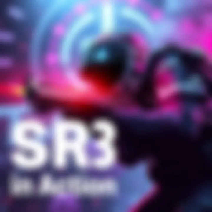 B.B Oxigen SR3 in Action A player showcasing the B.B Oxigen SR3 weapon in a PvP match, with Zavala's logo in the background.