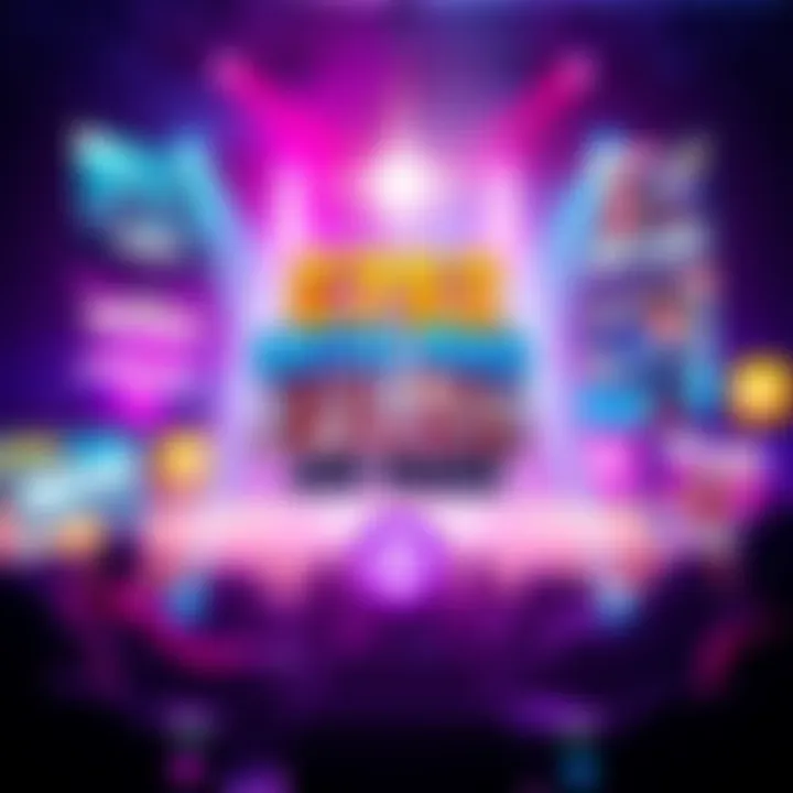 C7S2 Battle Pass Jam Tracks Colorful graphics showcasing the C7S2 battle pass jam track names and music themes, creating an energetic gaming vibe.