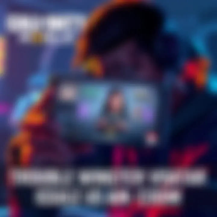 A player frustrated with their avatar not showing in Call of Duty Mobile while gaming on a smartphone