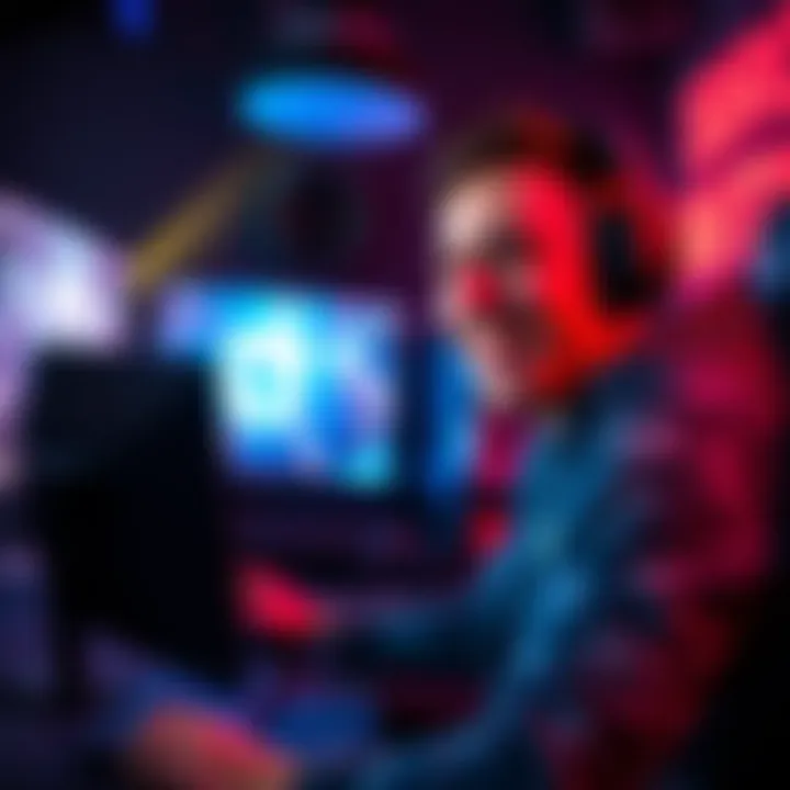 CR Ras Back from Military Service CR Ras smiling while streaming at his gaming setup, showcasing excitement for his return.