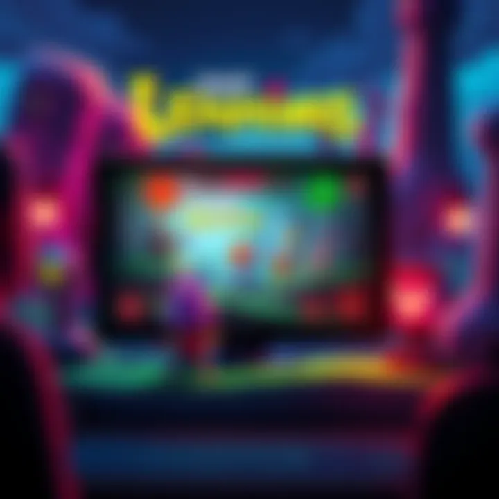 A colorful game screen from 'The Child of Lemmings and Baba Is You' showcasing characters and gameplay