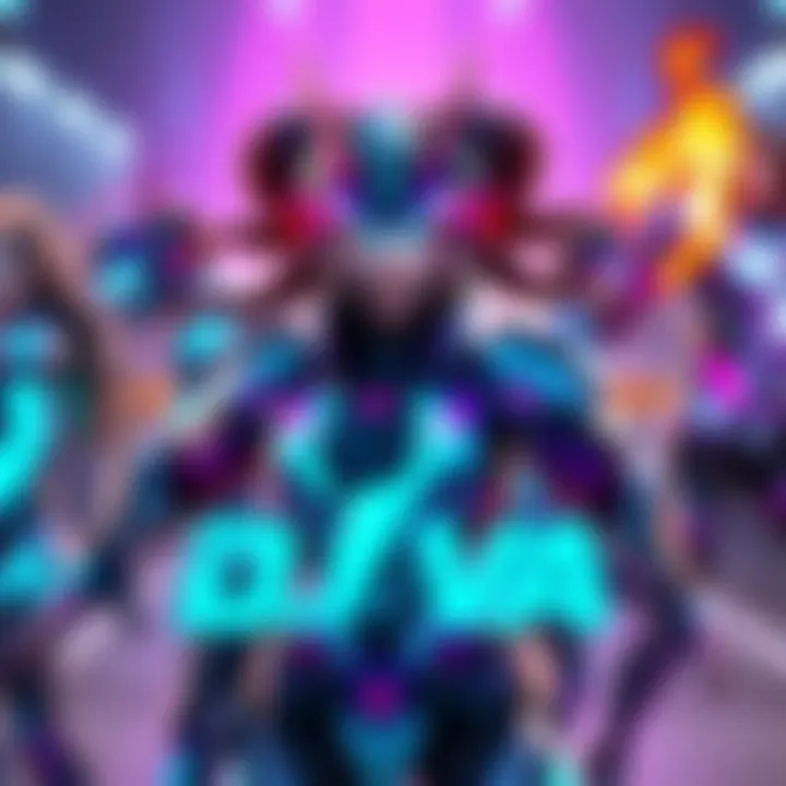 D.Va showcasing her basic and Fire type evolution forms in a gaming scene