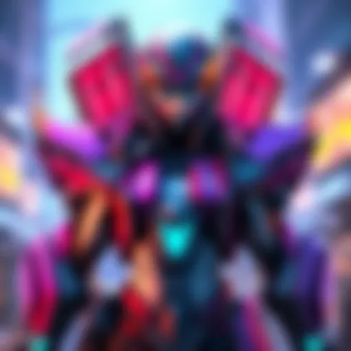 D.Va, the popular hero from Overwatch, in her mech suit ready for battle