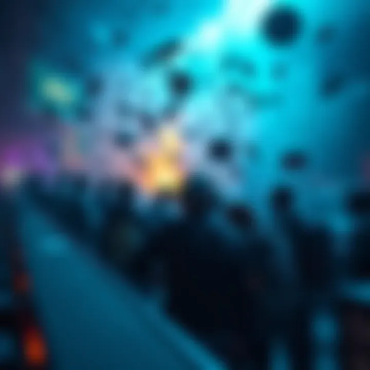 Chaos on EU Game Server A group of non-English speaking players disrupting gameplay on an EU game server, showcasing confusion among players