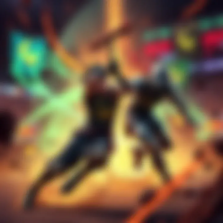 G2 Gozen vs MIBR GC match scene Action shot from the Game Changers 2026 Championship showing G2 Gozen and MIBR GC competing fiercely