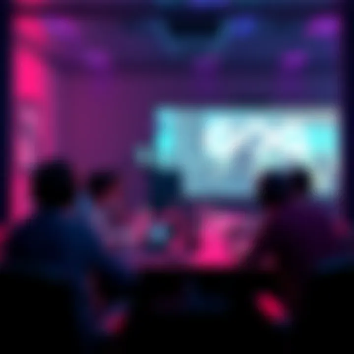 A virtual meeting scene showing GOG team avoiding questions, with frustrated community members expressing their concerns.