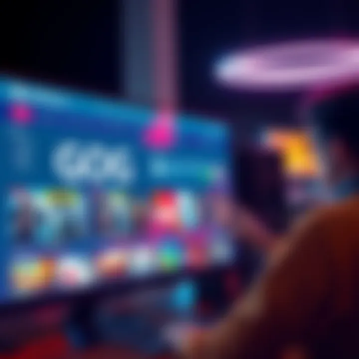 A user browsing the GOG store, examining game titles and ratings on a computer screen, showing concern over game quality