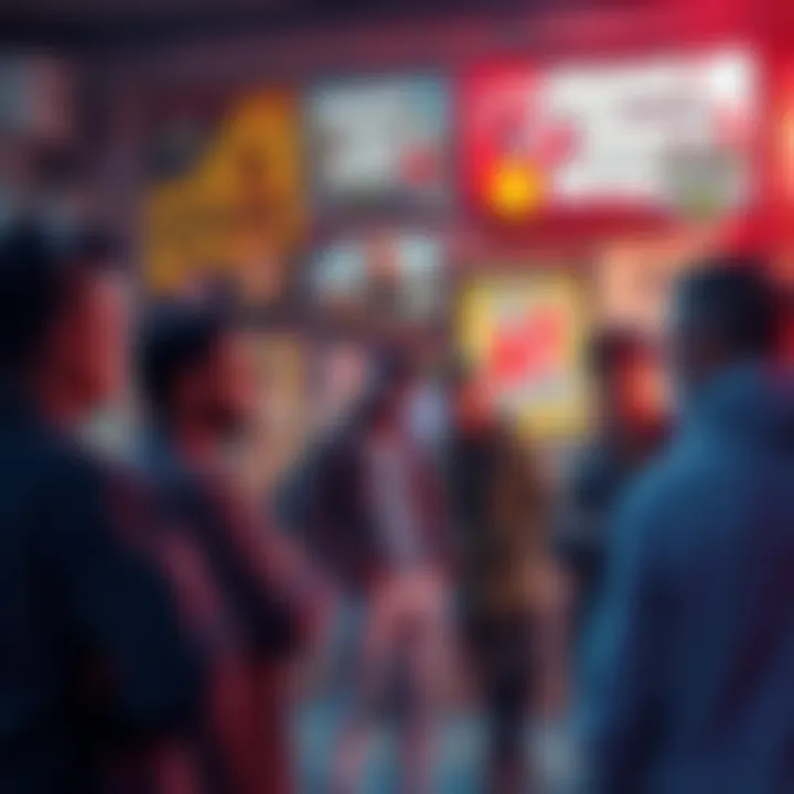 A group of people discussing video game leaks with GTA 6 posters in the background.