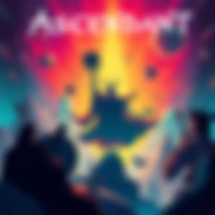 Cover illustration of L + Bozo + Oryx Ascendant, showcasing vibrant colors and dynamic musical elements, contrasting with dull imagery representing Oneirophobia.