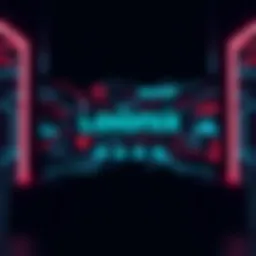 A digital representation of the Loonix platform showcasing various tech innovations and applications in different sectors.