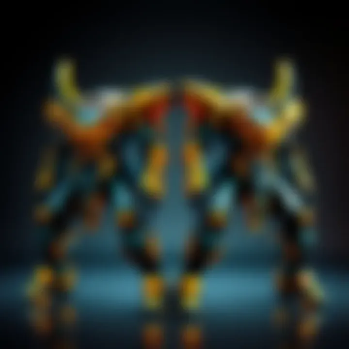 Two Mesa Prime frames Two Mesa Prime frames displayed side by side, one in a battle-ready pose and the other in a relaxed stance, showcasing their unique designs.