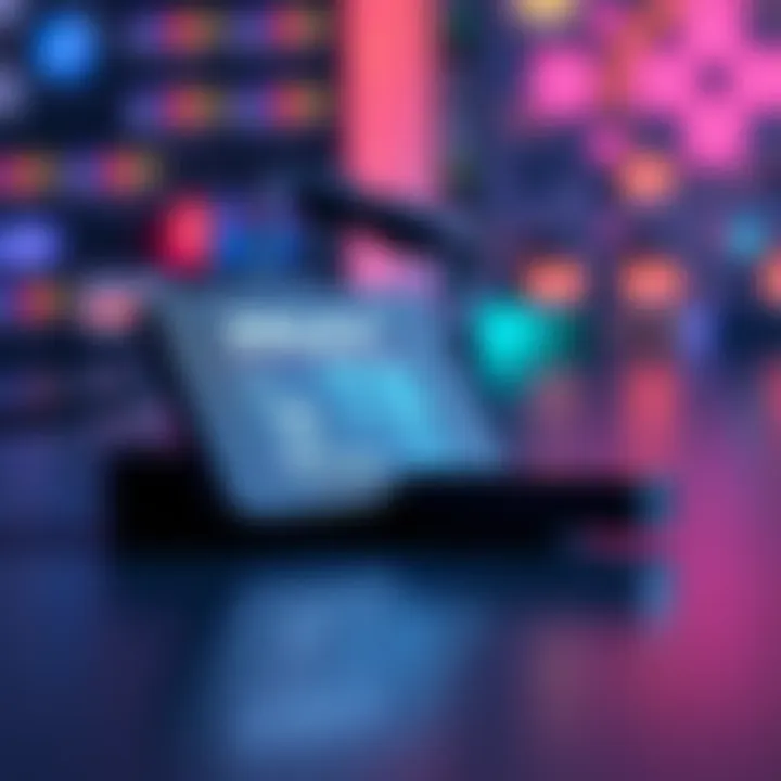 PNY 1TB microSD Express card alongside a card reader for firmware updates