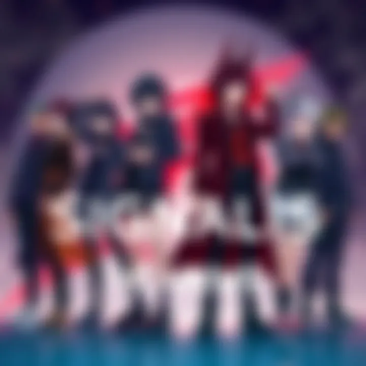 Key characters from SIGNALIS: The Anime stand together in a visually striking scene, showcasing their unique styles and expressions.