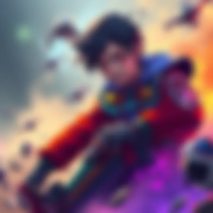 A character named T10Nat struggling with obstacles after skipping tutorial instructions