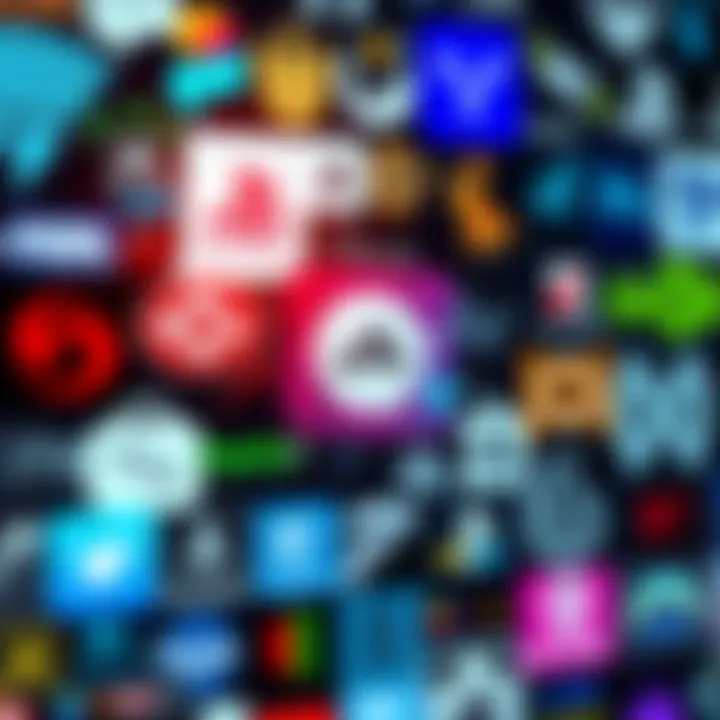 A collage of popular AAA game logos with highlighted UI issues, showing problems in navigation and design.