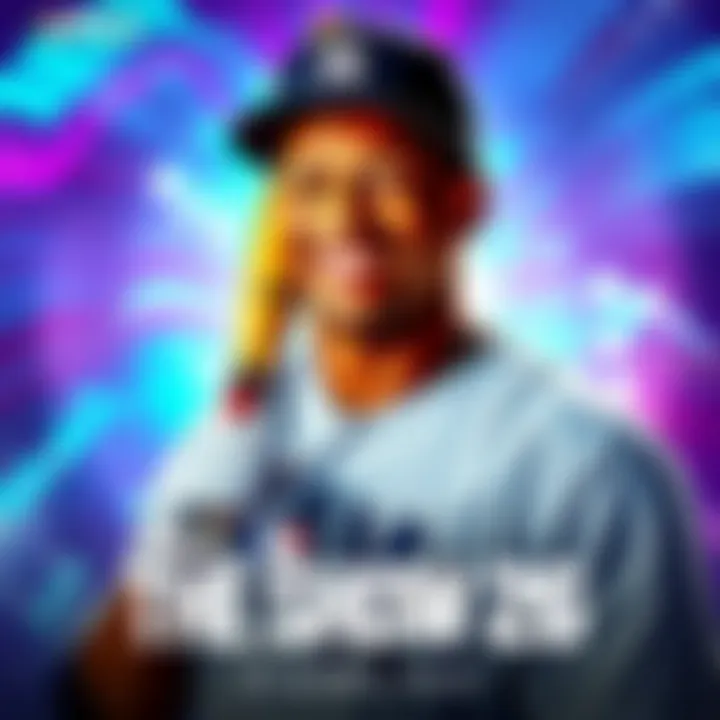 Aaron Judge on MLB The Show 26 Cover Aaron Judge smiling and holding a baseball bat, featured on the cover of MLB The Show 26 with a vibrant background