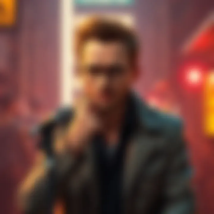 Aaron Paul as Harry Mason Concept art of Aaron Paul voicing Harry Mason in an animated scene for SH1 on Adult Swim