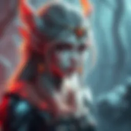 Aasimar Elf Character Concept A fantasy character design combining features of an Aasimar and an elf, showcasing celestial and elfin traits in a mystical setting.