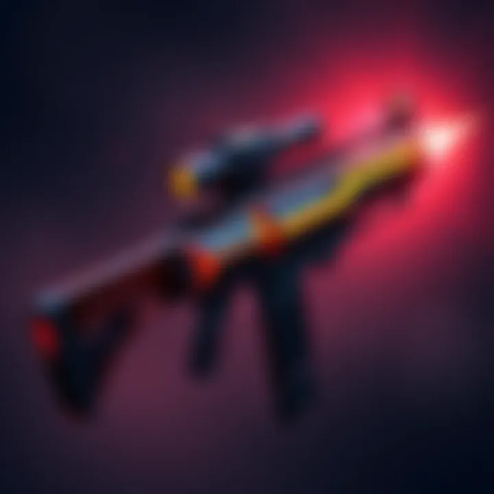 The Aberrant Weapon in CONTROL A digital rendering of the Aberrant weapon from the game CONTROL, showcasing its unique design and features.
