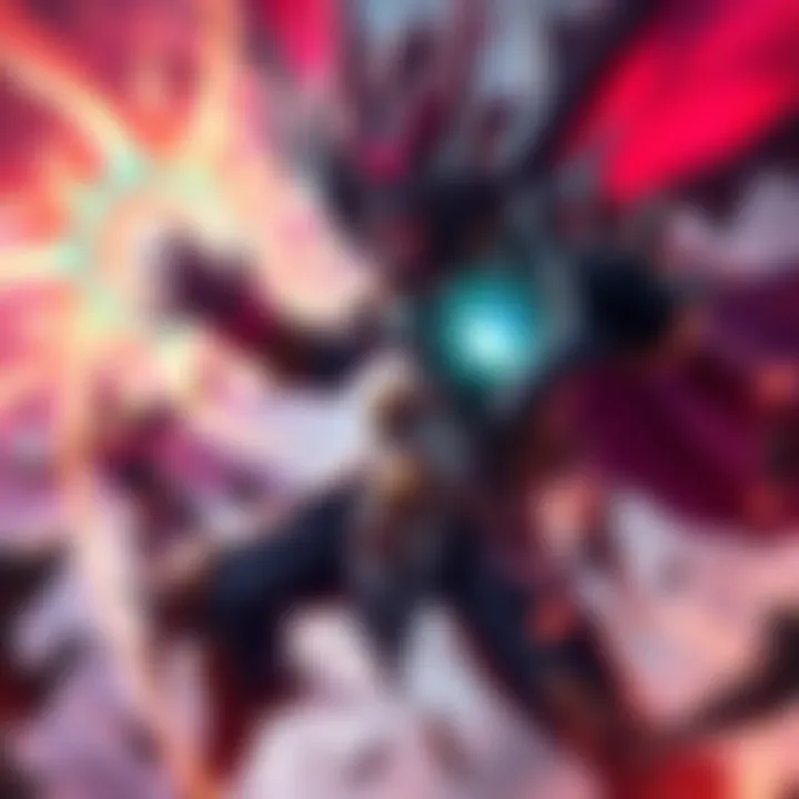 Exciting Ability Combos in Gaming A character using powerful abilities in a dynamic gaming setting, showcasing ability combos like Wyrm's Wrath and Black Hole.