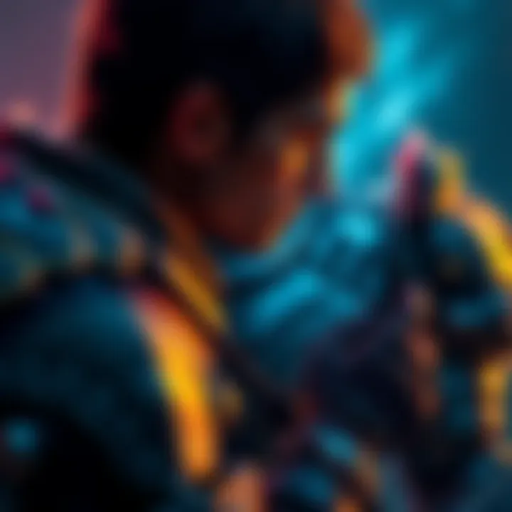 A player character looking at empty armor slots, indicating missing blue armor