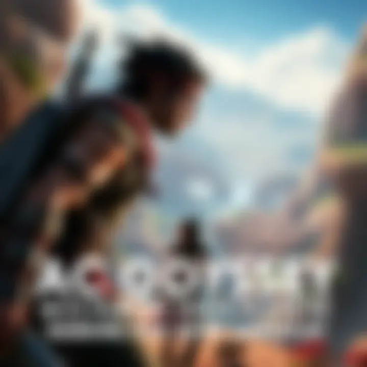 A character from AC Odyssey exploring a vibrant ancient city with lush landscapes in the background.