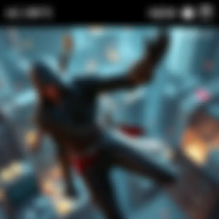 Game character facing glitches A character in a parkour pose experiencing animation glitches in AC Unity