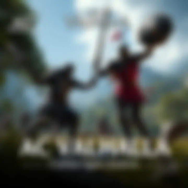 A fierce battle scene in AC Valhalla, featuring a player character confronting a Zealot in a lush, medieval landscape.