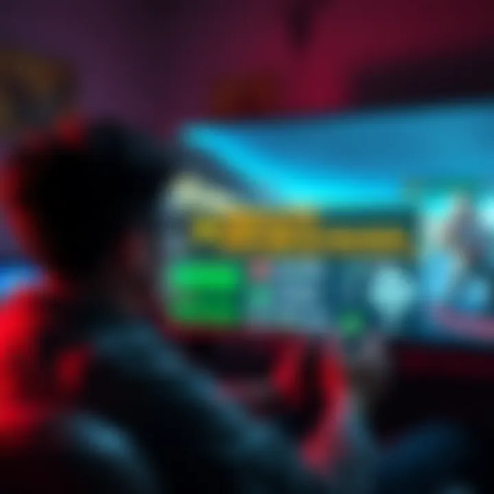A gamer sitting in front of a screen showing an error message about achievements not unlocking after completing a mission in a game DLC.