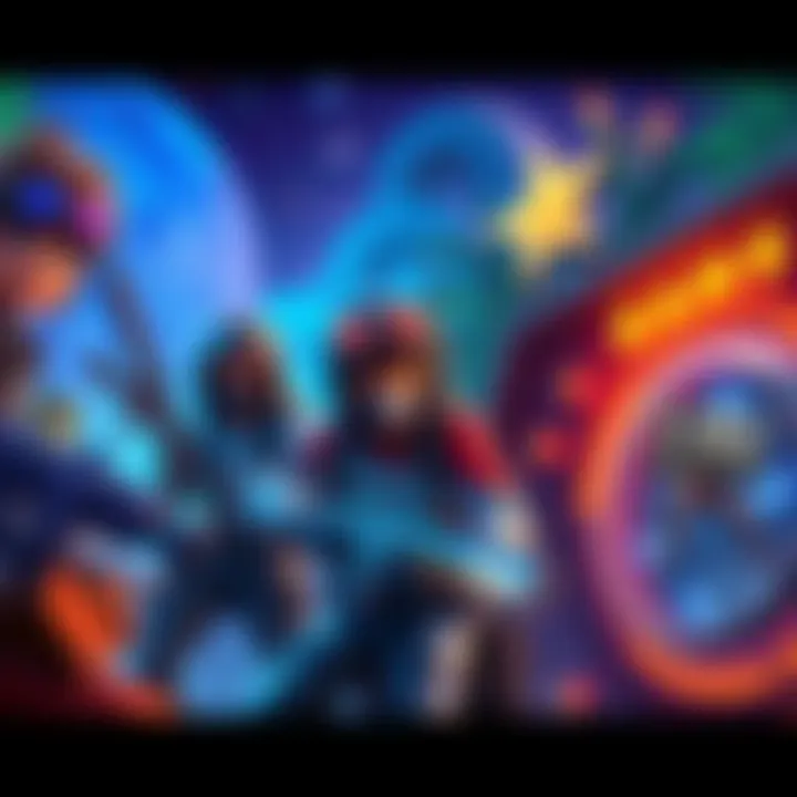 A nostalgic scene featuring characters from an iconic action game, ready for a thrilling adventure.