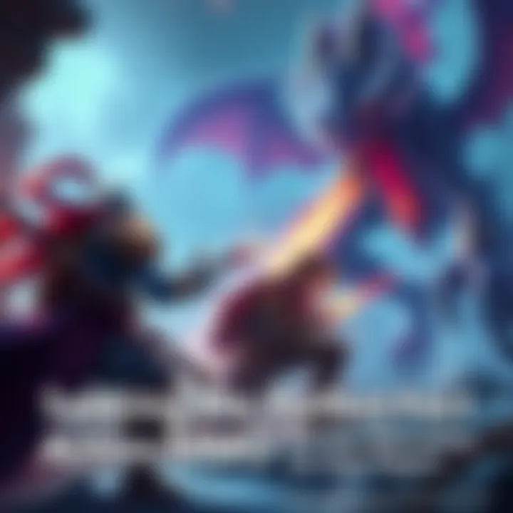 Action MMO Game Scene A warrior character in a vibrant fantasy world, engaging in real-time combat against a monster with dynamic animations.