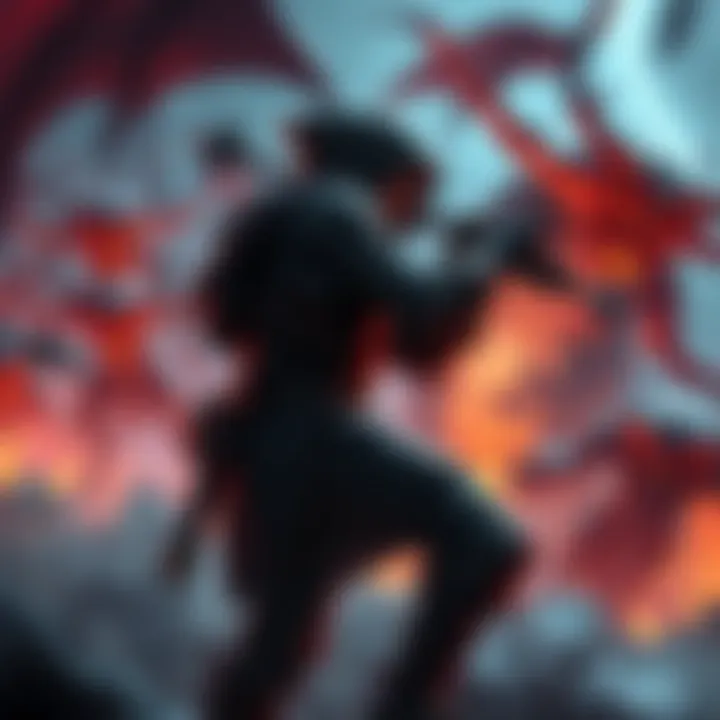 Gameplay of an action role-playing game A player character in a fantasy setting battles monsters while collecting loot and leveling up skills.