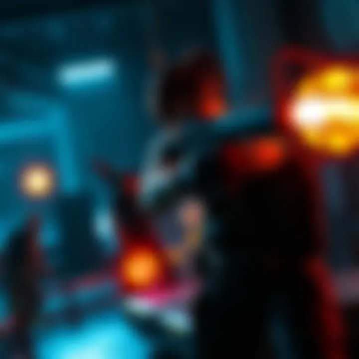 A character in RE4 Remake battling enemies with a gun in a dark environment, contrasting with the horror theme of RE2 Remake.